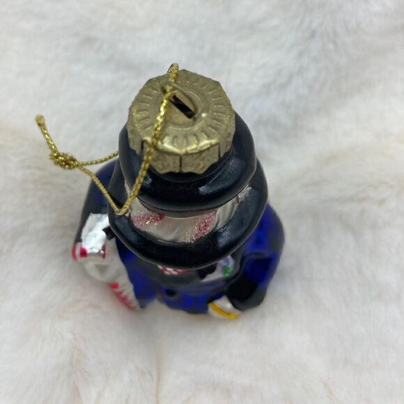 Vintage Hand Blown Glass Snowman Ornament - Picture 7 of 7